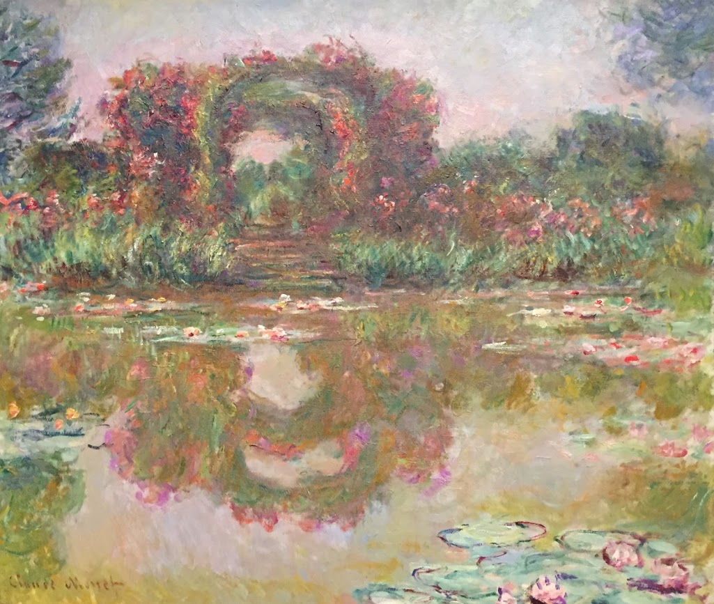 monet roses