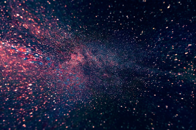 abstract-galaxy-particle-picture-with-red-and-blue-lights-against-black-background